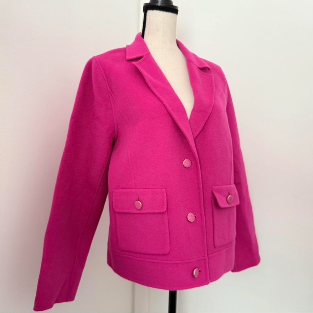 Talbots Women's Pink Wool Jacket size 16
